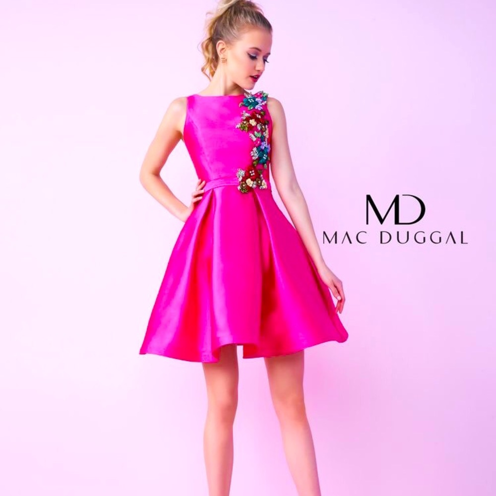 Mac Duggal Pink Cocktail Dress